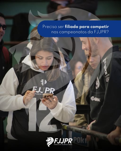 Preciso ser filiado para competir nos campeonatos da FJJPR
